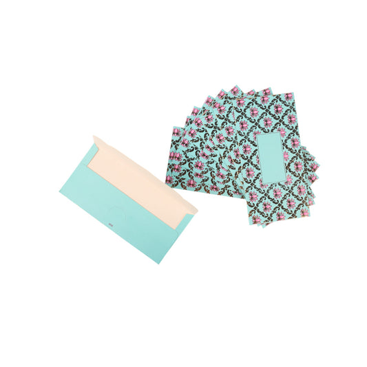 Pink Lotus Envelope Set of 10