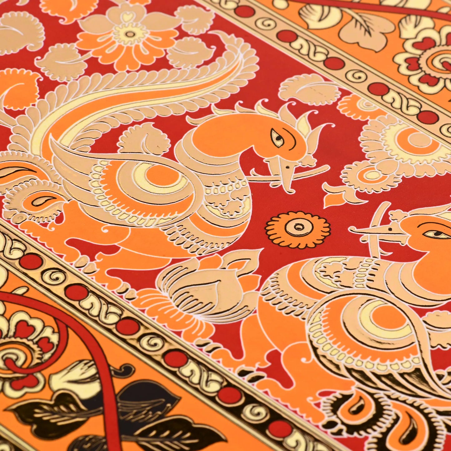 Kalamkari Swans