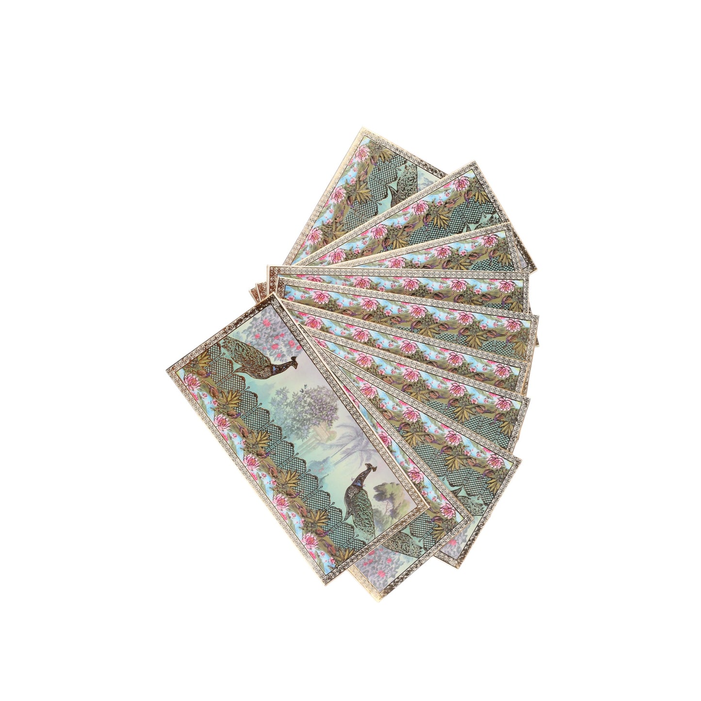 Peacock Envelope Set of 10
