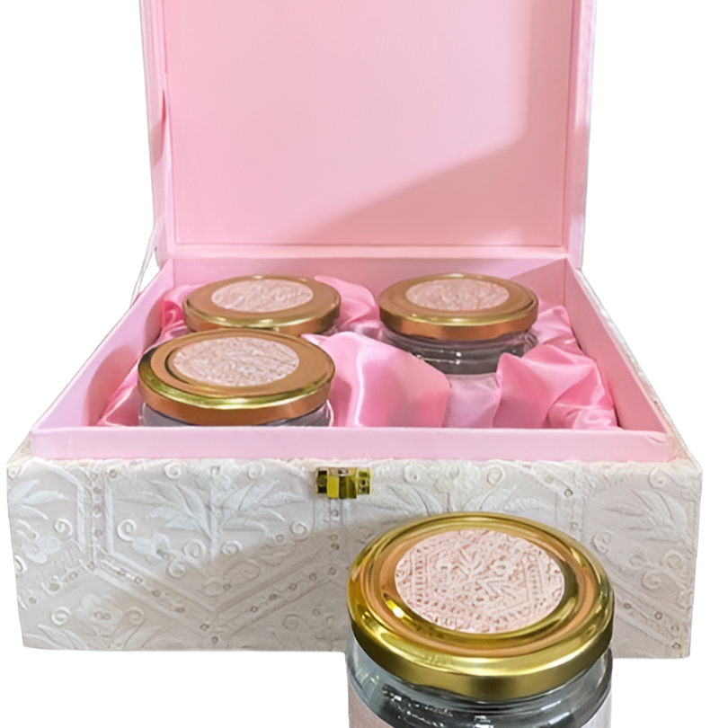 Suede Fabric Jar Box